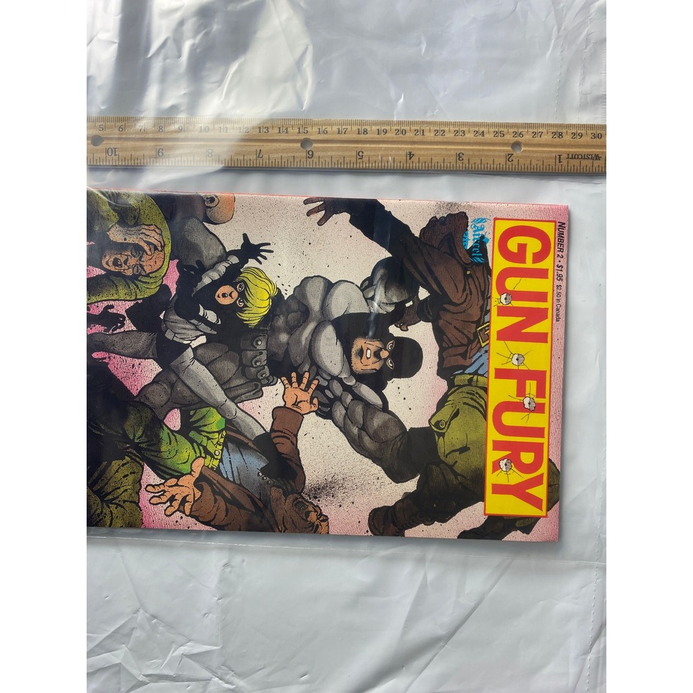 Gun Fury Number 2 Comic Book Vintage Collectible Action